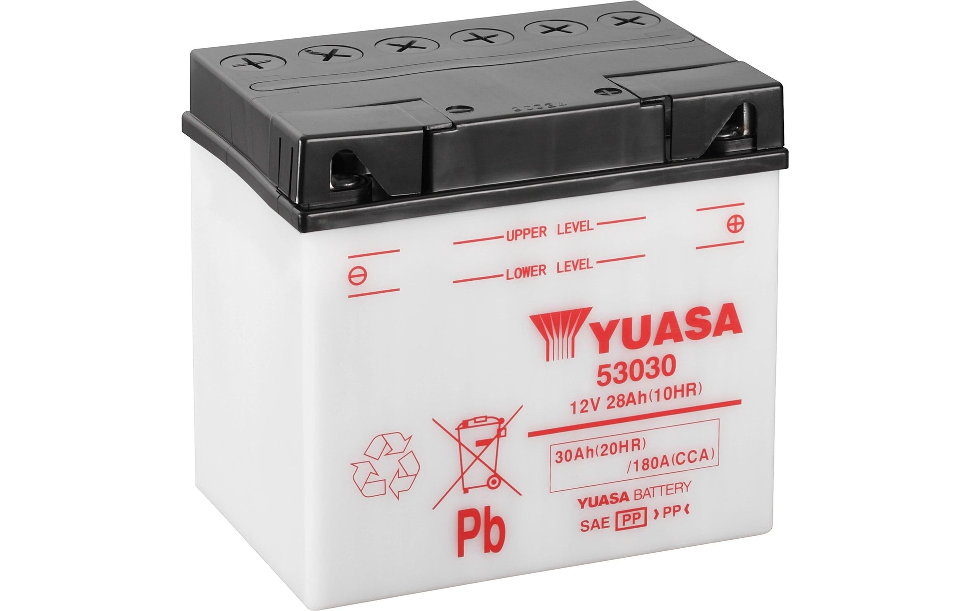 Yuasa Akku – 30 Ah/360 Wh, 12 V, Blei (VRLA), für Motorrad