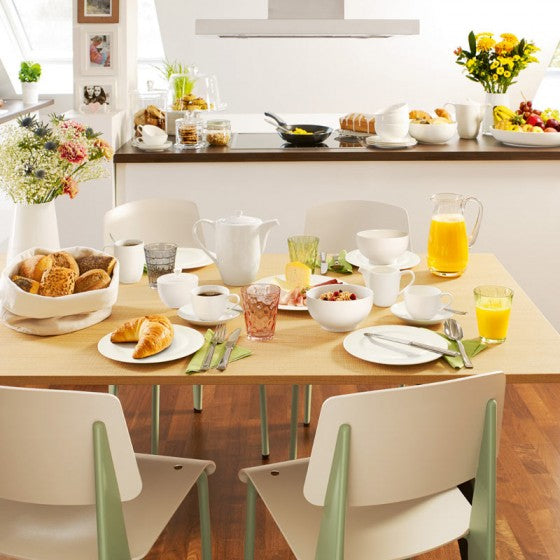 Villeroy & Boch Kaffeetasse – 2er Set, 370 ml, Porzellan, Weiss, spülmaschinenfest, mikrowellengeeignet