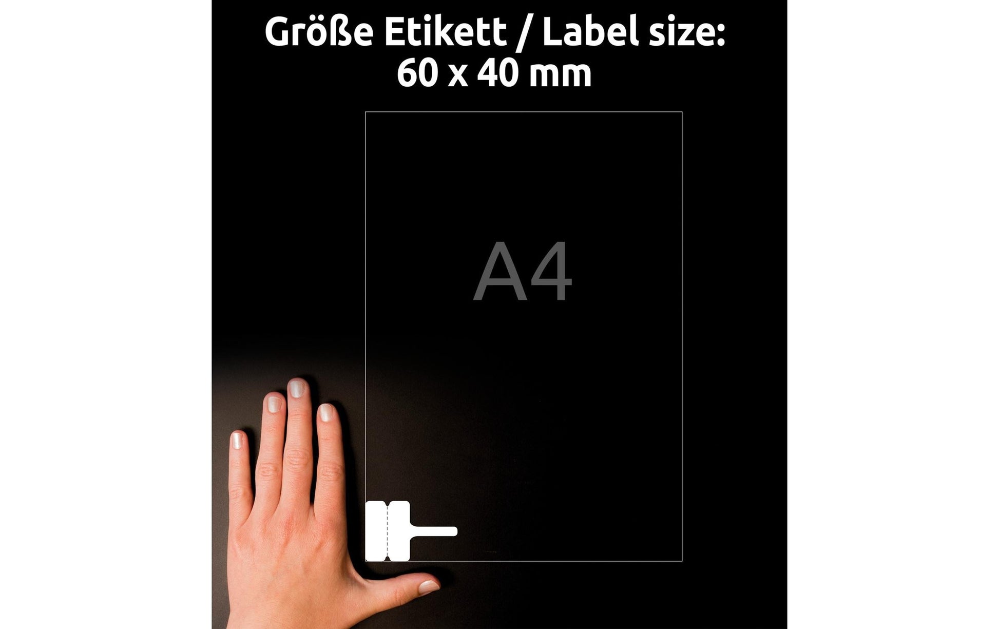 Avery Schuletiketten – Rechteck, permanent haftend, Weiss, 480 Stk
