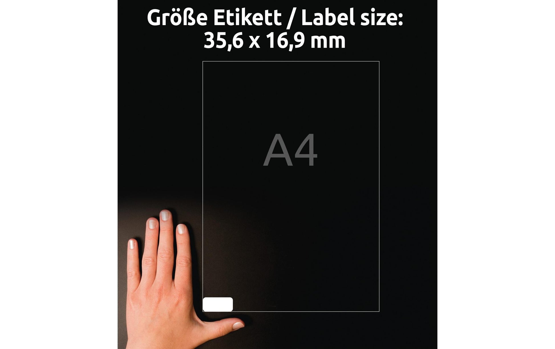 AVERY ZWECKFORM Schuletiketten – 35,6×16,9 mm, Abgerundete Ecken, 2000 Stk, 25 Bogen, Papier