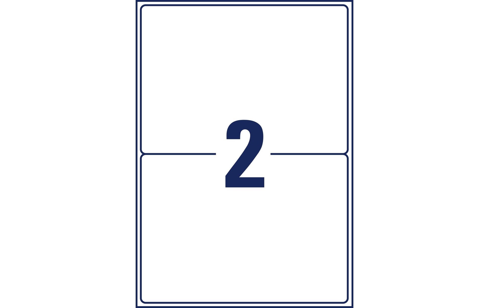 AVERY Zweckform – Versand-Etiketten, 143 mm × 200 mm, weiss, Papier, Permanent