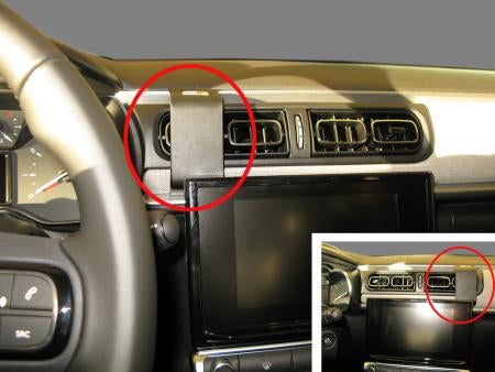 Brodit Auto-Halterung, ProClip – für Citroen C3 2017 – Schwarz