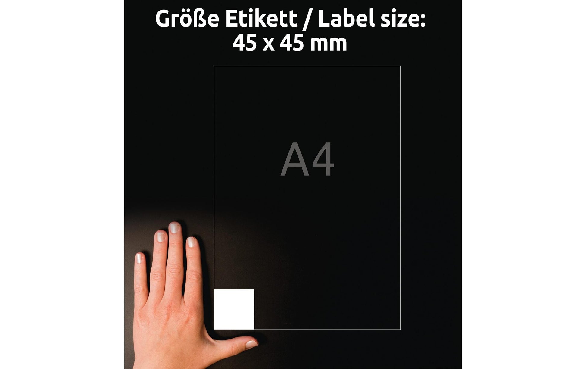 Avery L7121-25 Schuletiketten – permanent haftend