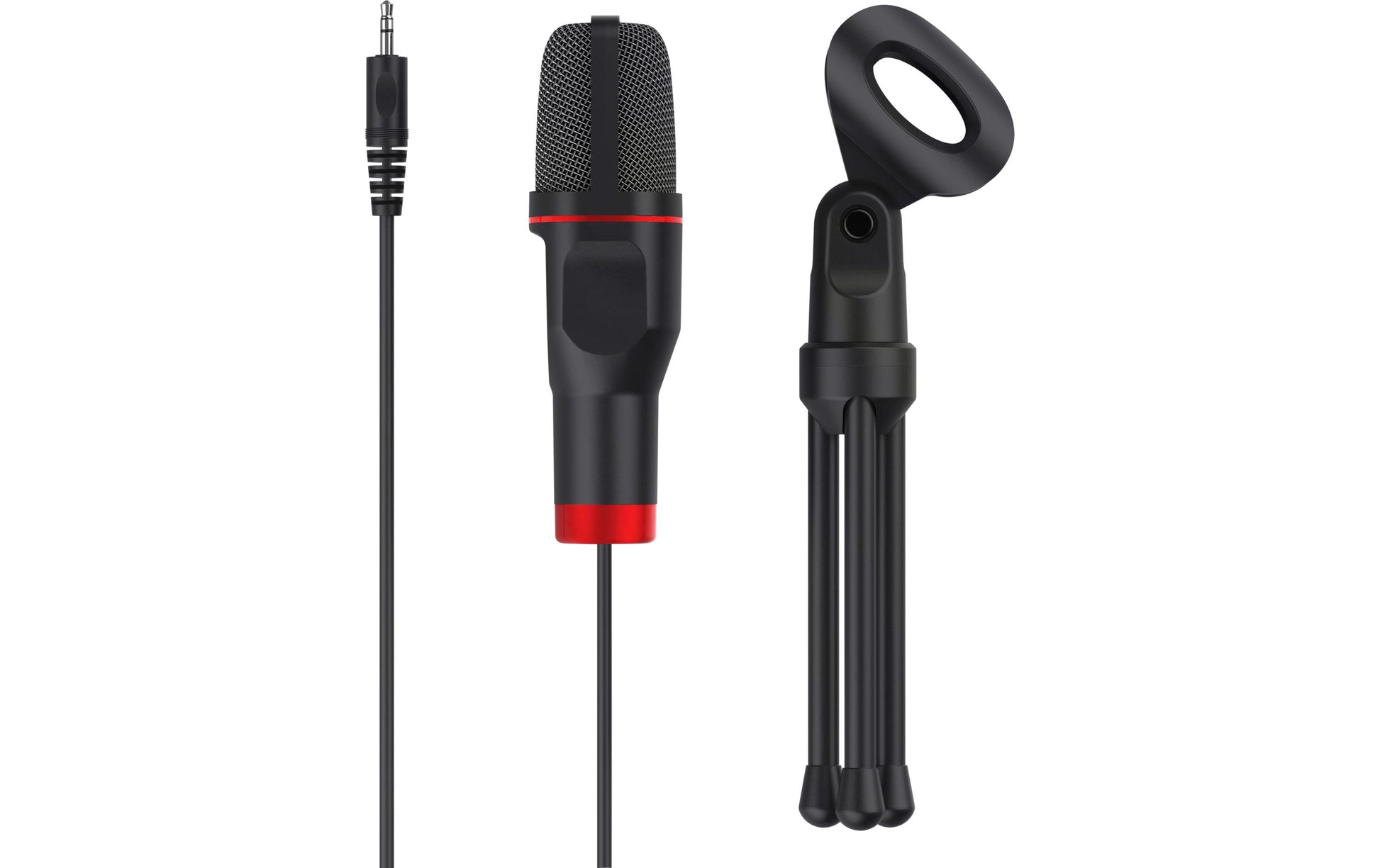 Trust GXT 212 Mico Tischmikrofon – USB-A/3,5 mm Klinke, 50–16'000 Hz, für Windows/Chrome OS/Mac OS