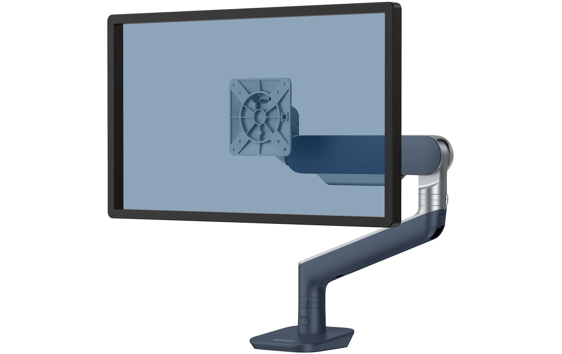 Fellowes Monitorarm, Einzel, bis 28,5", 12,7 kg, Kabelführung, Blau (Azur)