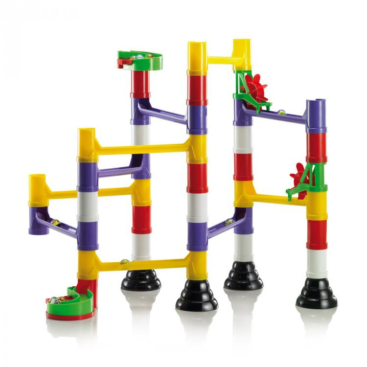 Quercetti Migoga Marble Run Basic Kugelbahn – 45-teilig – ab 4 Jahren – Kunststoff – mehrfarbig