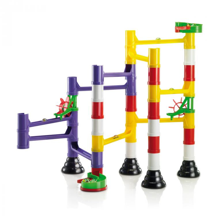 Quercetti Migoga Marble Run Basic Kugelbahn – 45-teilig – ab 4 Jahren – Kunststoff – mehrfarbig