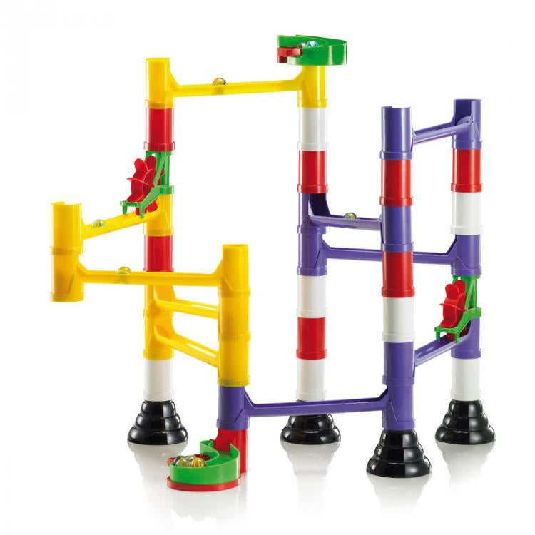 Quercetti Migoga Marble Run Basic Kugelbahn – 45-teilig – ab 4 Jahren – Kunststoff – mehrfarbig