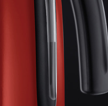 Russell Hobbs Wasserkocher – 1,7 l, Edelstahl, Rot, 20412-70