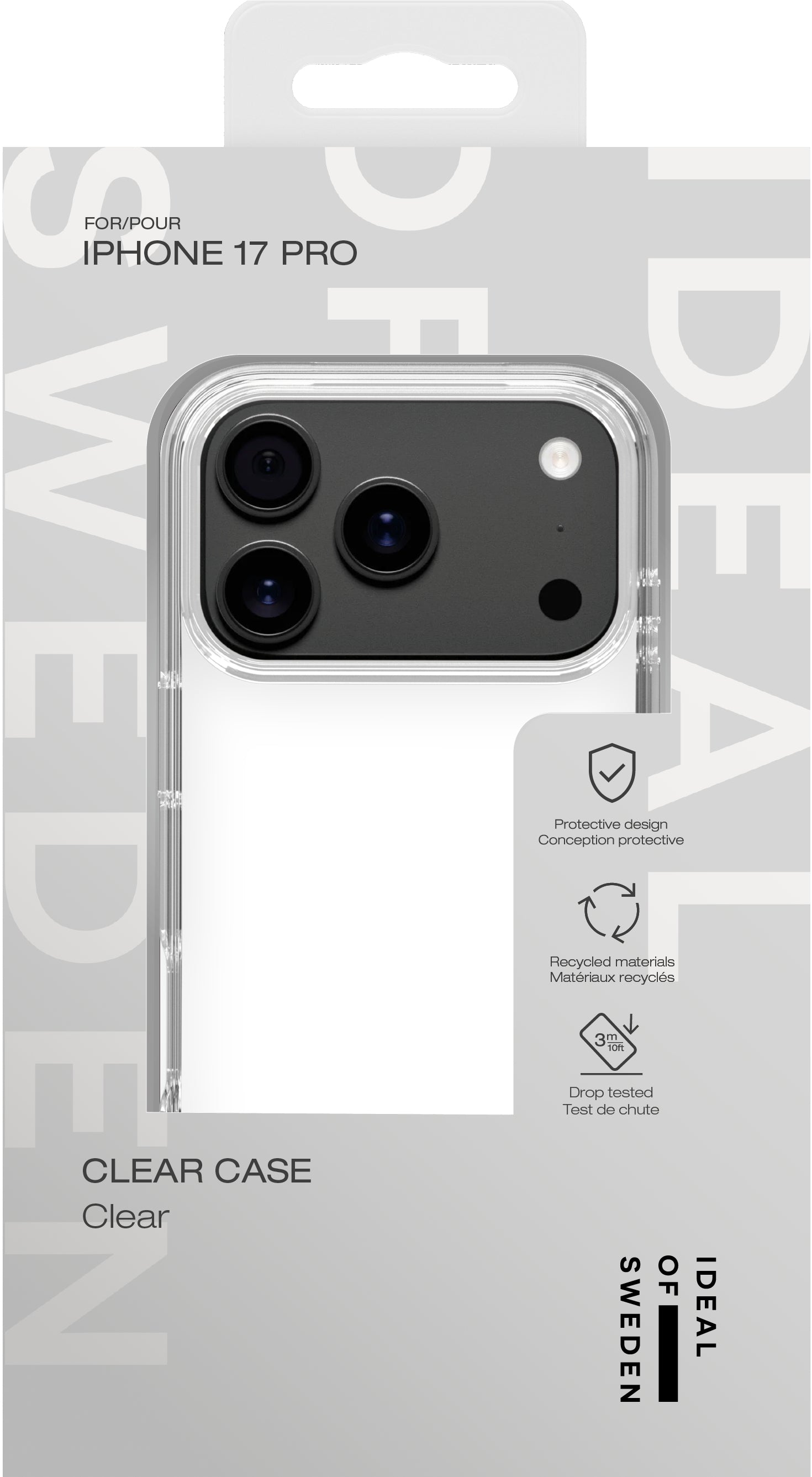 Ideal of Sweden – Backcover – für Apple iPhone 17 Pro – transparent – TPU, MagSafe-kompatibel