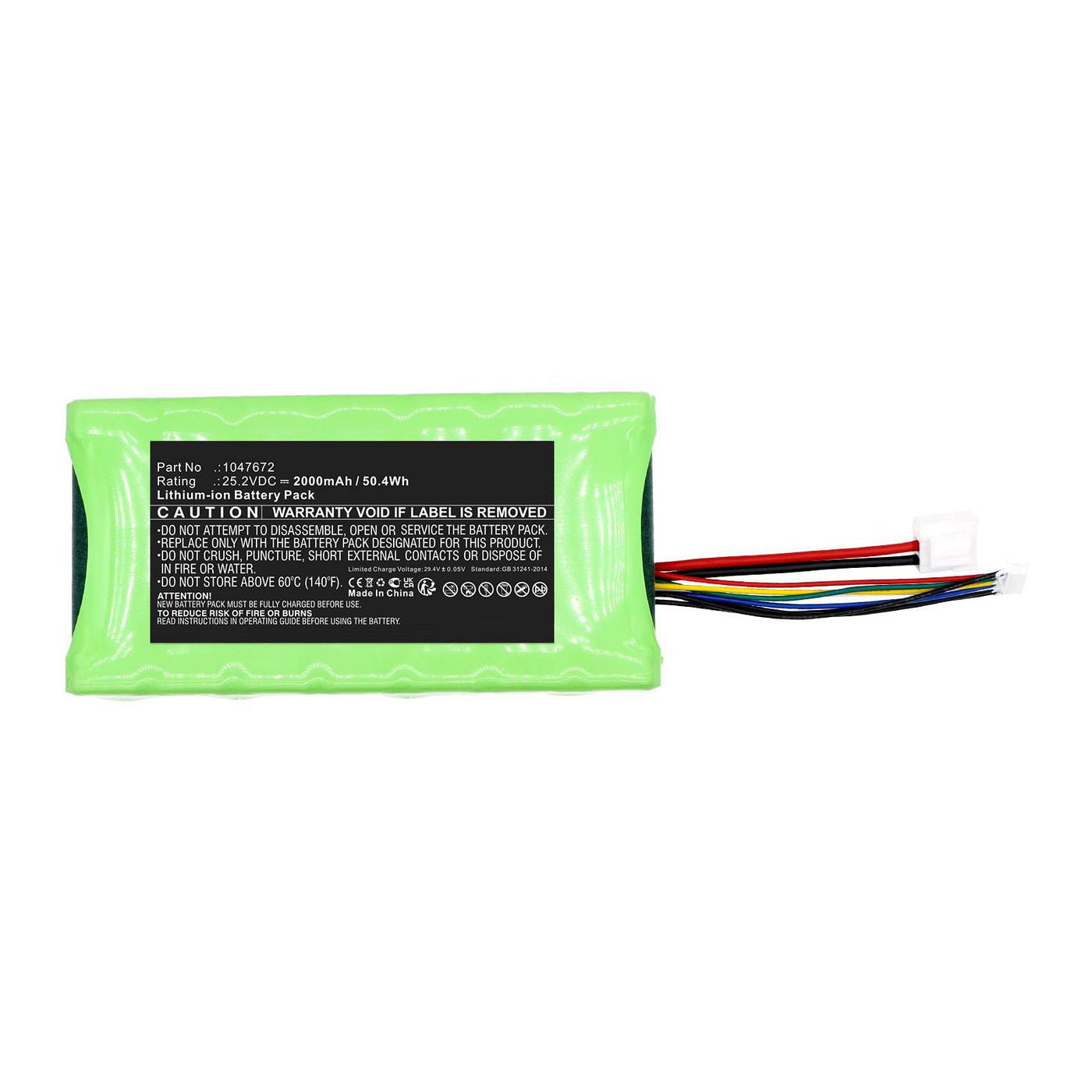 CoreParts Akku 50,4 Wh – 25,2 V, 2000 mAh – für AMICA VM 9001, 1 Stück