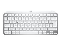 Logitech MX Keys MINI – Tastatur, kabellos (Bluetooth), DE-Layout (DE), Grau