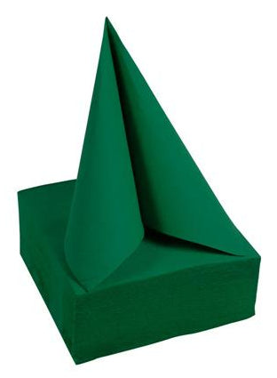 PRONAPPE Cocktail-Servietten – Grün – 20 × 20 cm, 2-lagig – 50 Stück