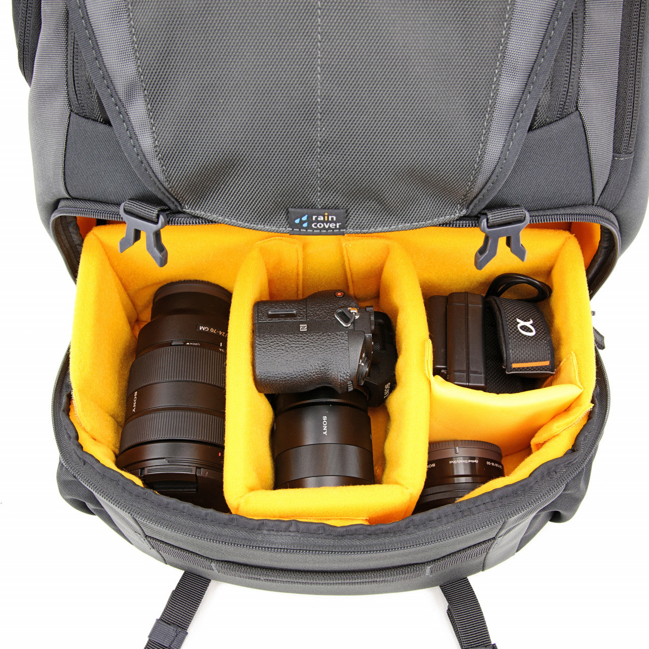 Vanguard Alta Sky 51D Rucksack – Innen 320 × 200 × 510 mm – für 15″ Laptop – Grau