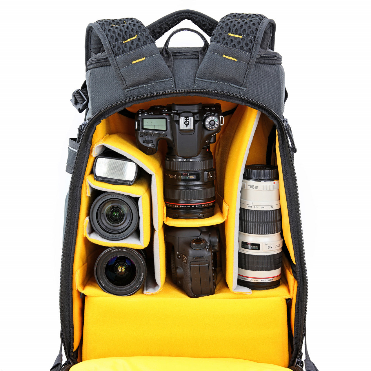 Vanguard Alta Sky 51D Rucksack – Innen 320 × 200 × 510 mm – für 15″ Laptop – Grau