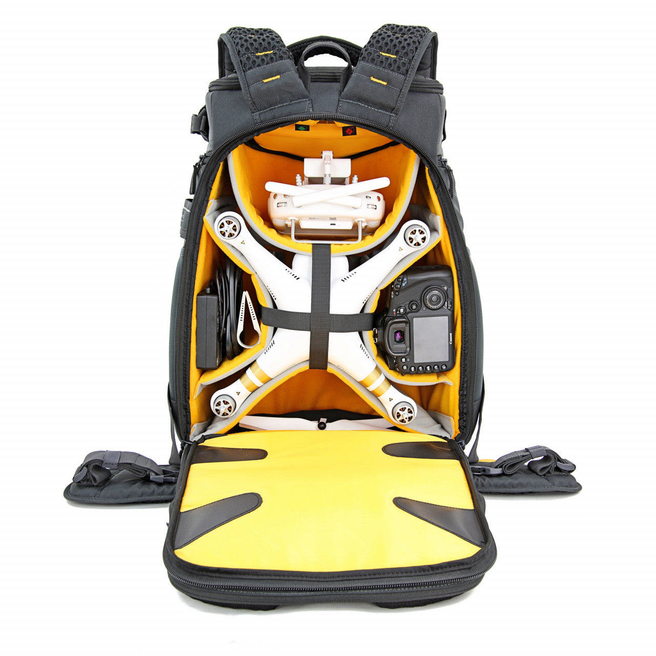 Vanguard Alta Sky 53 Rucksack – 1–2 DSLR, 6–8 Objektive – für 17″ Notebook – Grau