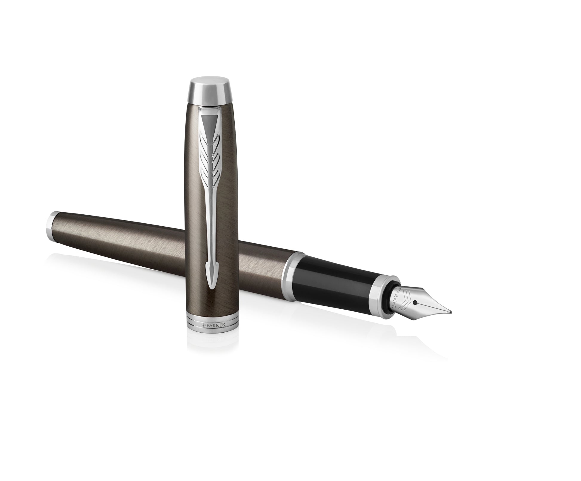 Parker IM Gun Metal – Federspitze M – Blau