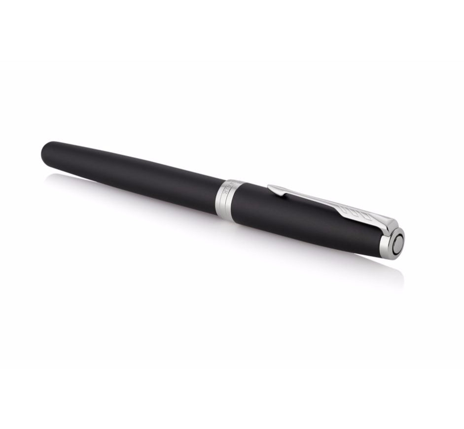 Parker Sonnet – mattschwarze Harzoberfläche, Edelstahlfeder