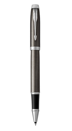 Parker IM Dark Espresso – Tintenroller, mit Kappe, 0,5 mm, schwarz, 1er Geschenkbox