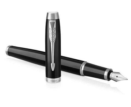 Parker IM – Federspitze M – für Rechts- & Linkshänder – schwarz, blau – Patronen