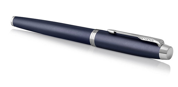 Parker IM Mattblau – Tintenroller, Schwarz, 1er Geschenkbox