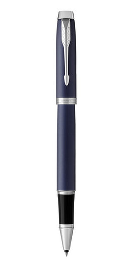 Parker IM Mattblau – Tintenroller, Schwarz, 1er Geschenkbox