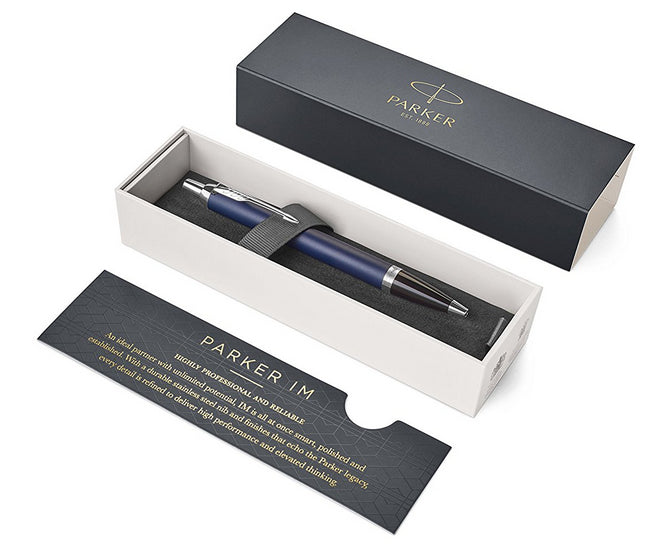 Parker Kugelschreiber – Blau, Matt, Metall