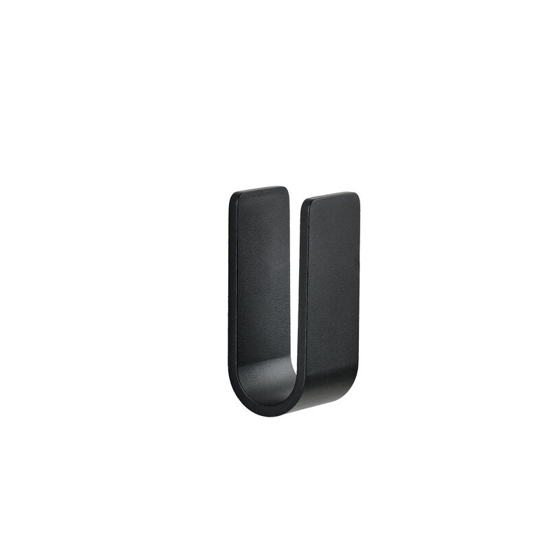 Zone Denmark Haken Ume – 3,4×3,5×8 cm, Aluminium, Wandmontiert, Schwarz