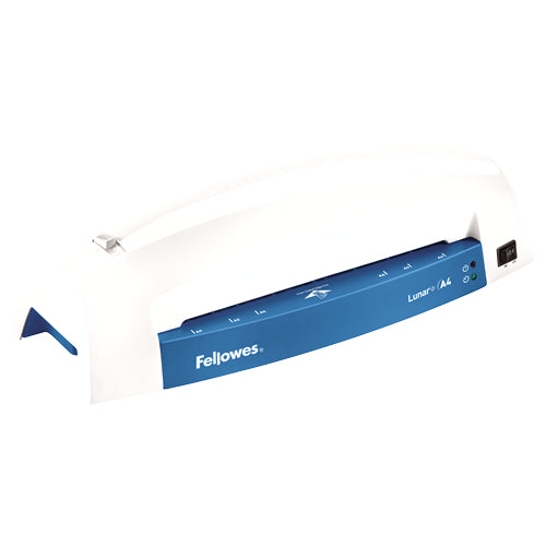 Fellowes 5742801 Laminiergerät A4 – 2 Rollen, 80–125 µm, Aufheizzeit 4 Min., 300 mm/min, Blau