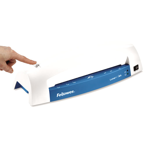 Fellowes 5742801 Laminiergerät A4 – 2 Rollen, 80–125 µm, Aufheizzeit 4 Min., 300 mm/min, Blau