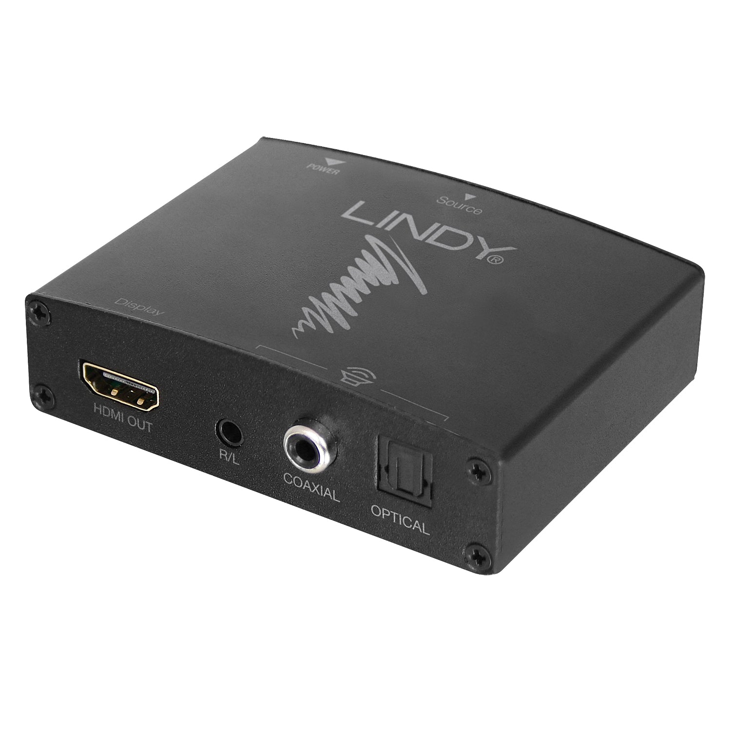 Lindy HDMI-Audio-Extractor, 4K, TOSLINK/Koax, 3,5 mm Klinke