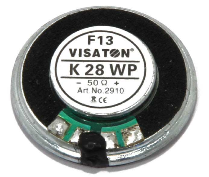 Visaton K 28 WP – Breitbandtreiber – 50 Ω, 1 W, Rund, Schwarz