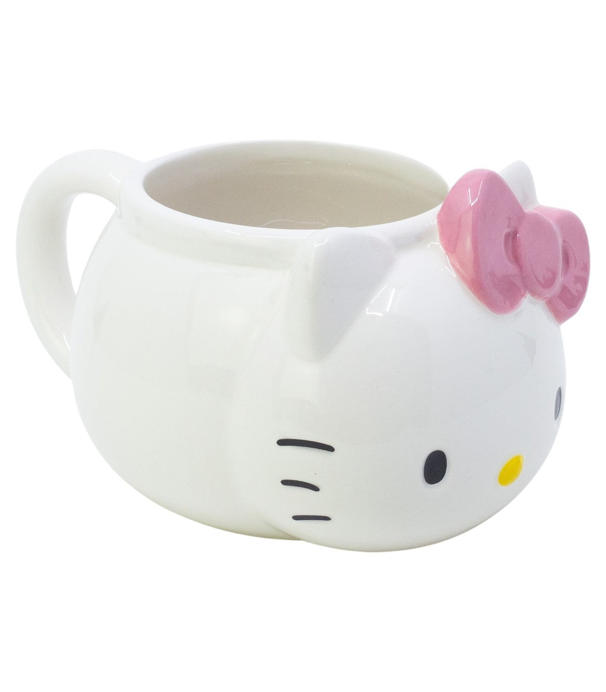 Stor Hello Kitty Tasse – 502 ml, H 8,5 cm, Keramik (Dolomit), Weiss, für Kinder