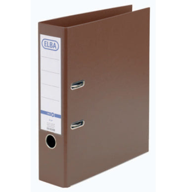 Elba smart Pro Präsentationsringbuch – 2-Ring – für A4 – Rückenbreite 8 cm – Braun