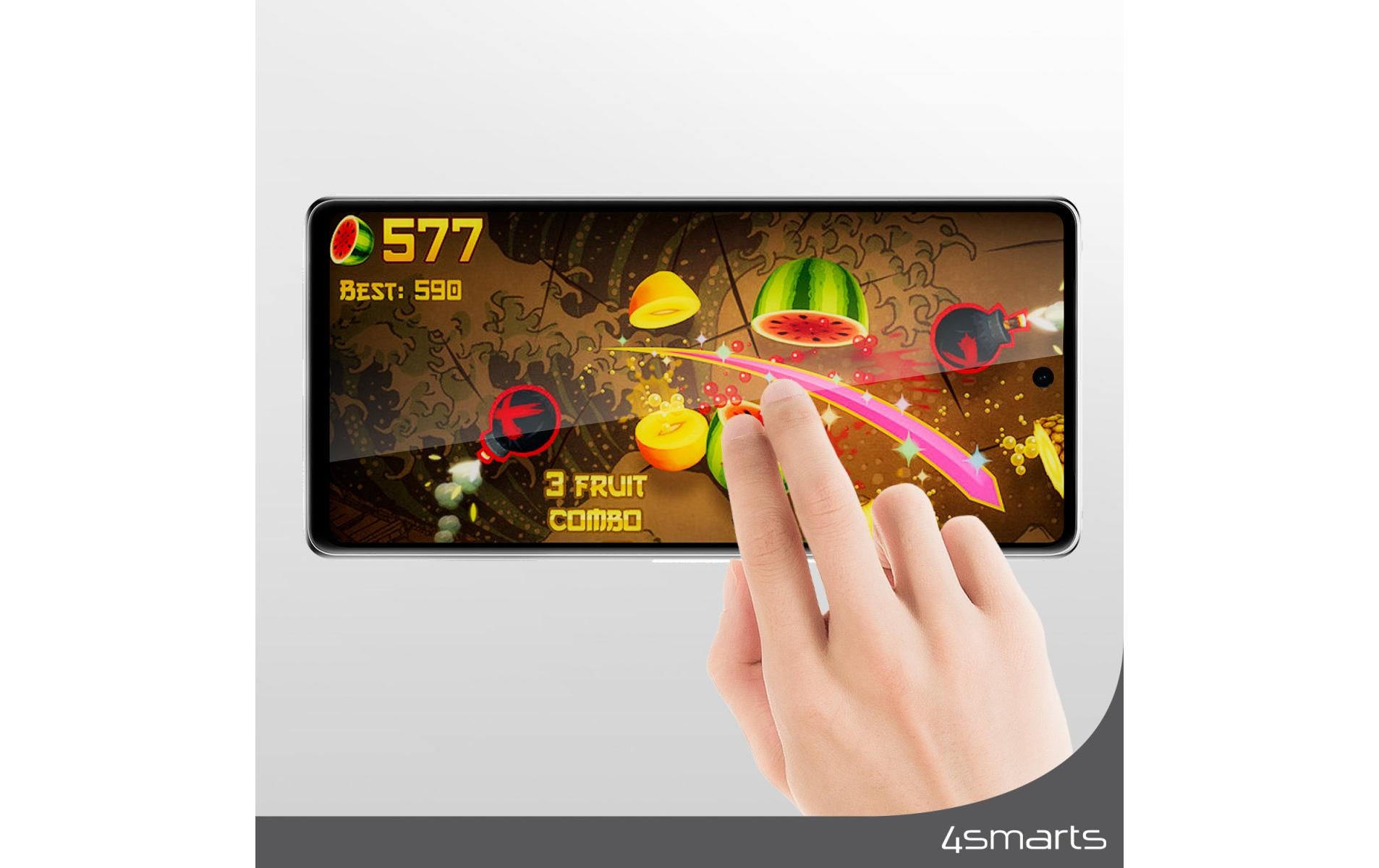 4smarts Displayschutz (Panzerglas), 9H – für Galaxy A55