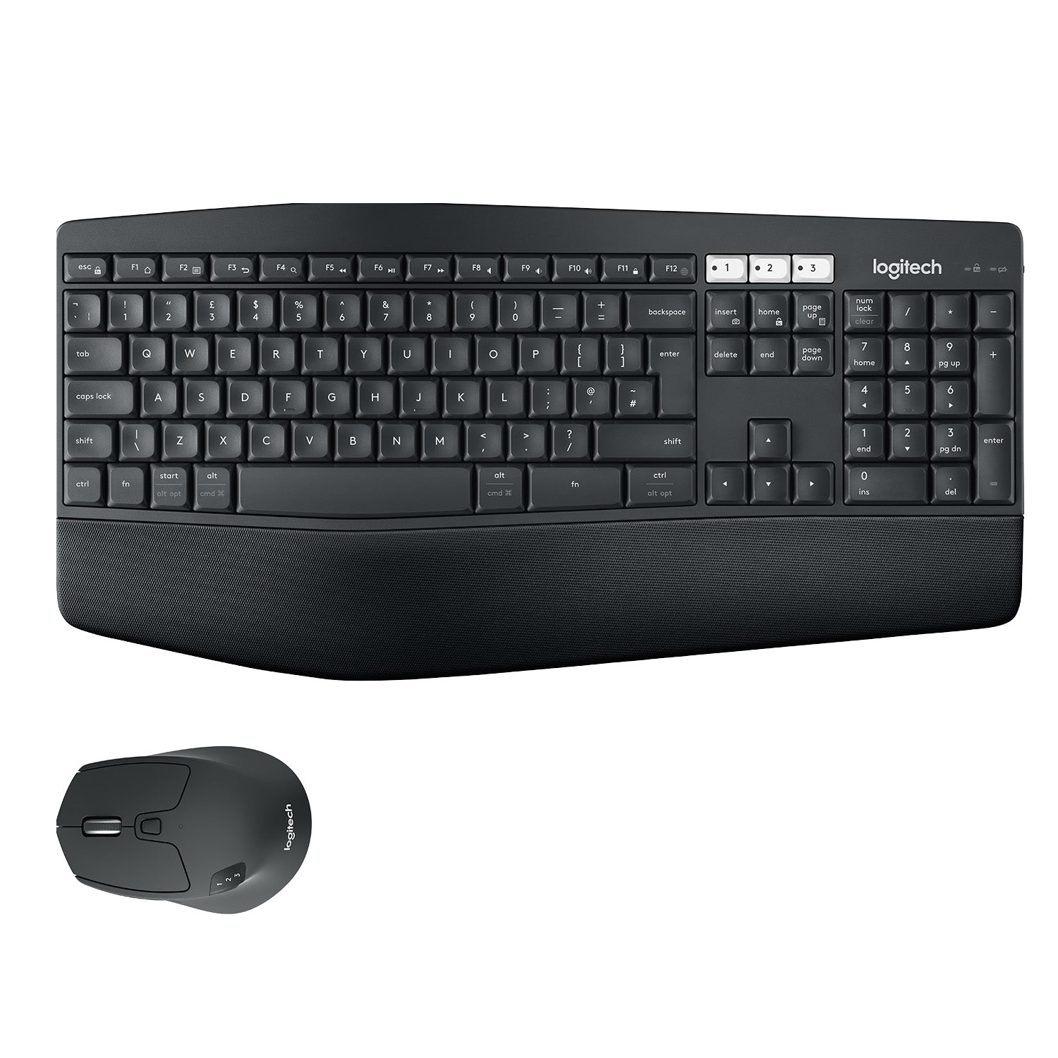 Logitech MK850 Performance – Tastatur, kabellos (Bluetooth/2,4 GHz), DE-Layout (DE)