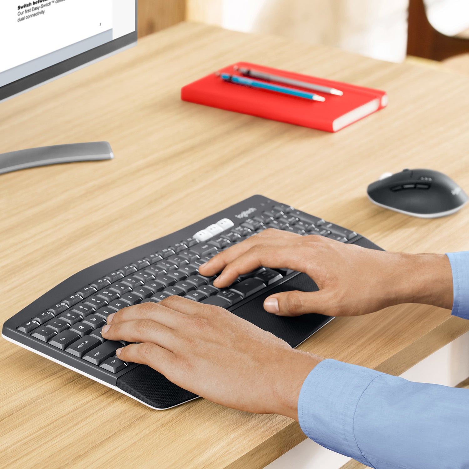 Logitech MK850 Combo – Tastatur, kabellos, FR-Layout (FR)