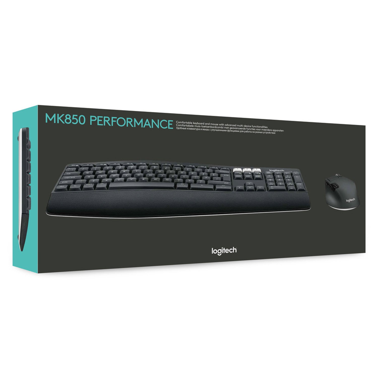 Logitech MK850 Performance – Tastatur, kabellos (Bluetooth/2,4 GHz), DE-Layout (DE)