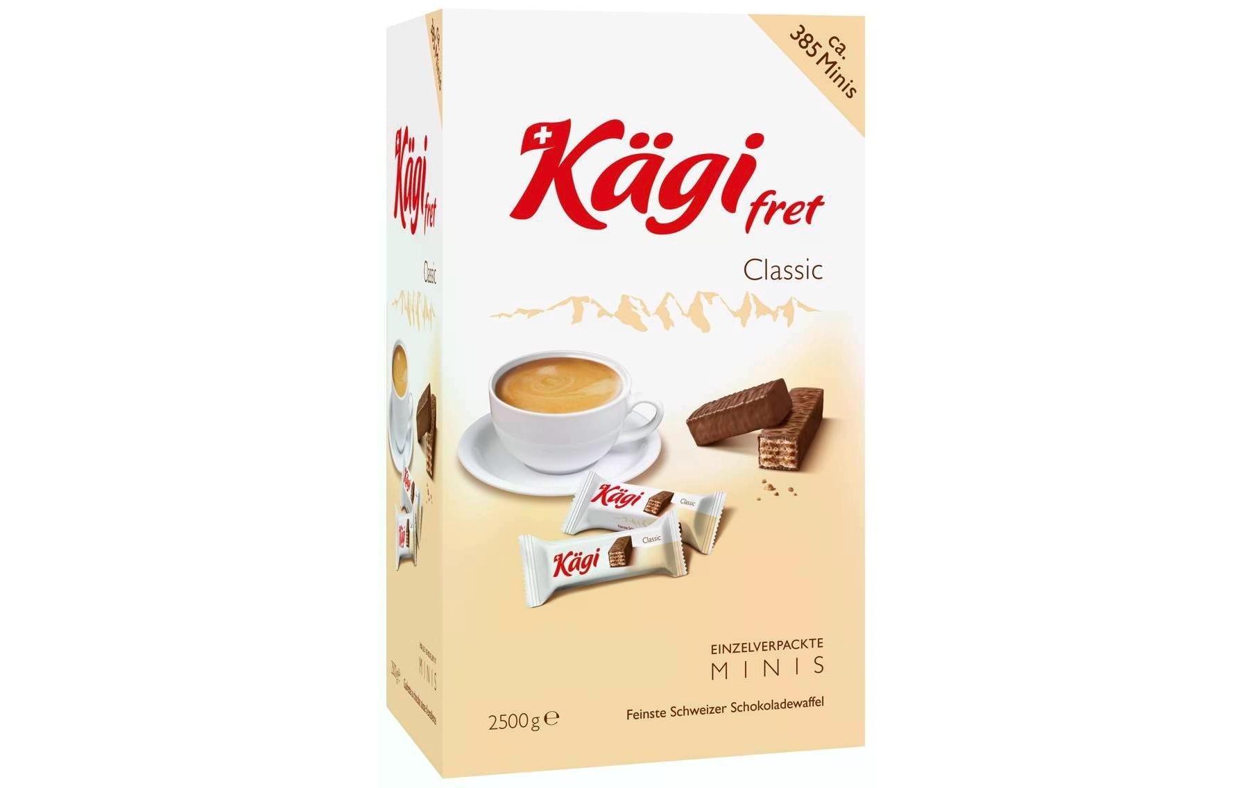 Kägi Fret Mini Waffelgebäck – 380 Stück, 2,5 kg