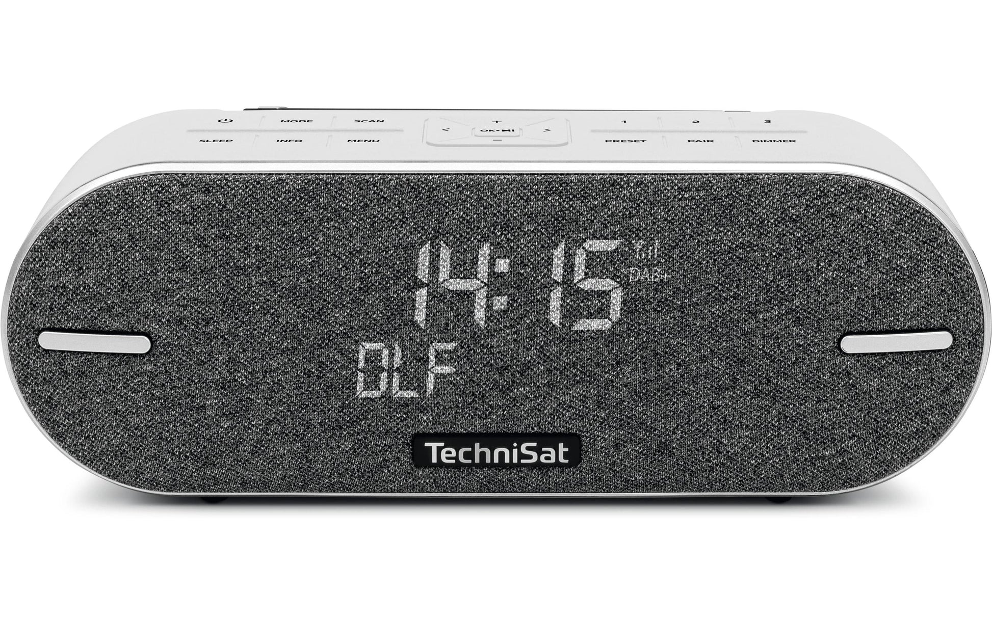 TechniSat DigitRadio BT 2 – DAB-/Internetradio – Portabel – UKW, Bluetooth, Akkubetrieb, IPX5 – Weiss