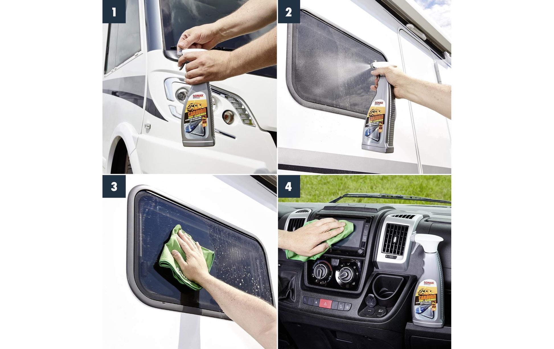 Sonax Glasreiniger – für Aussen & Glas – 750 ml