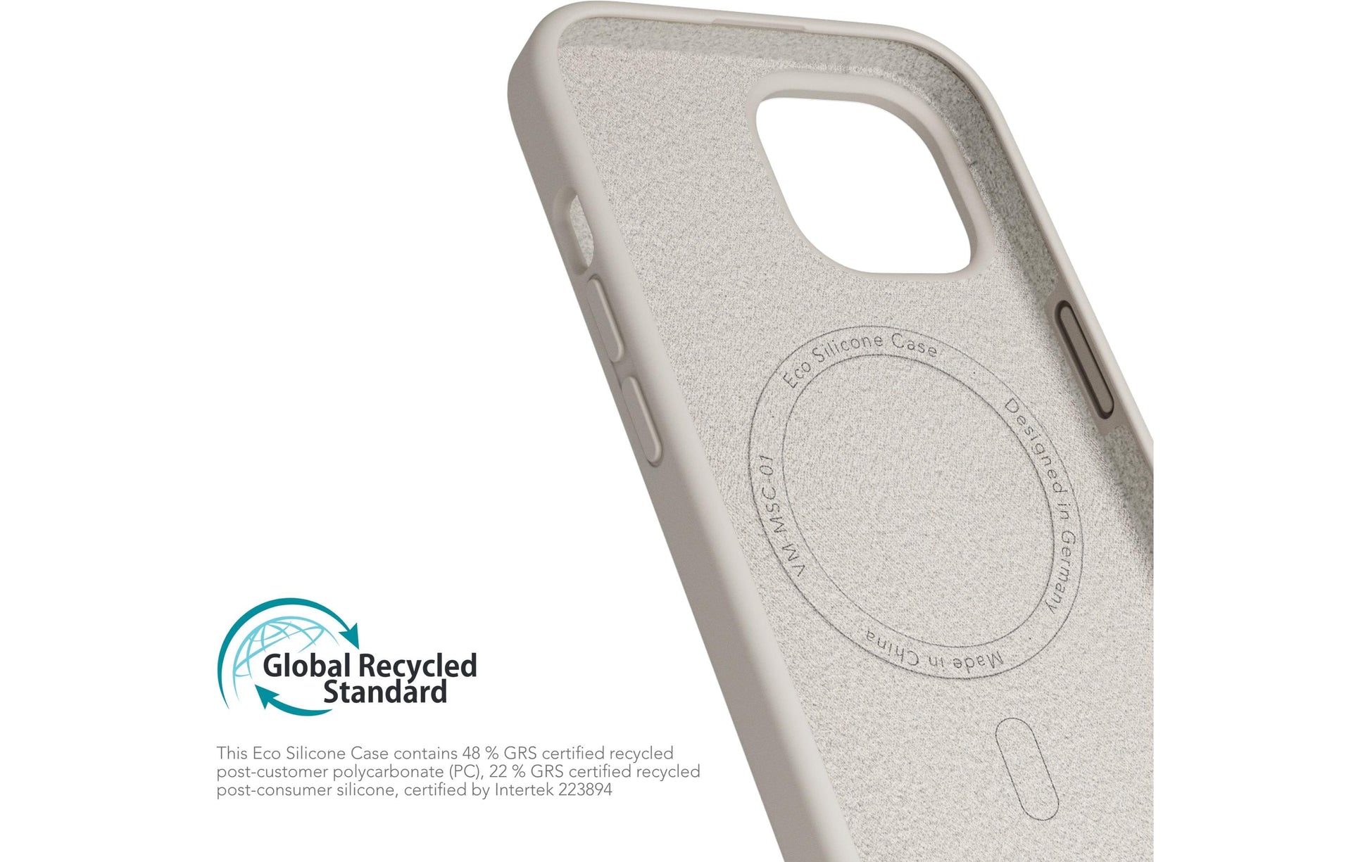 Vonmählen Backcover – für Apple iPhone 15 Plus – MagSafe, Silikon, Creme