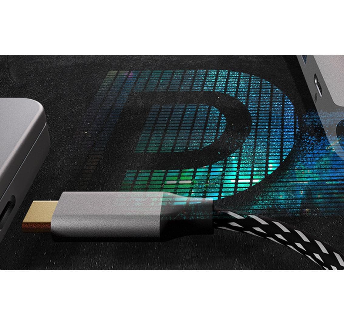 RaidSonic ICY BOX IB-DK4012-CPD Dockingstation – USB-C, 2× HDMI, 2× USB-A, GbE, microSD