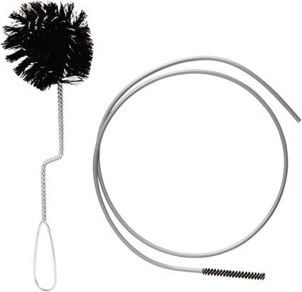 CamelBak Flaschenbürsten-Set – Schlauch- und Behälterbürste, 2er-Set, schwarz/silber