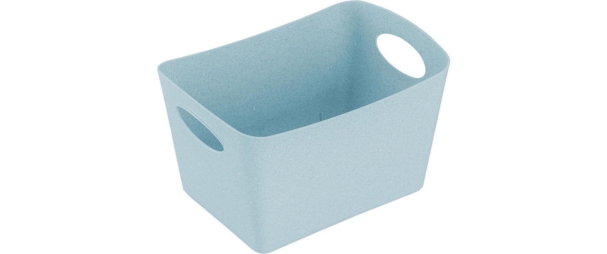 koziol Aufbewahrungsbox 1 l (mit Tragegriff) – Recycelbarer Kunststoff – Blau – 187 × 108 × 128 mm