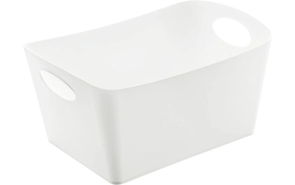 Koziol BOXXX M Aufbewahrungsbox 3,5 l – recycelbarer Kunststoff – weiss – 297 × 150 × 203 mm