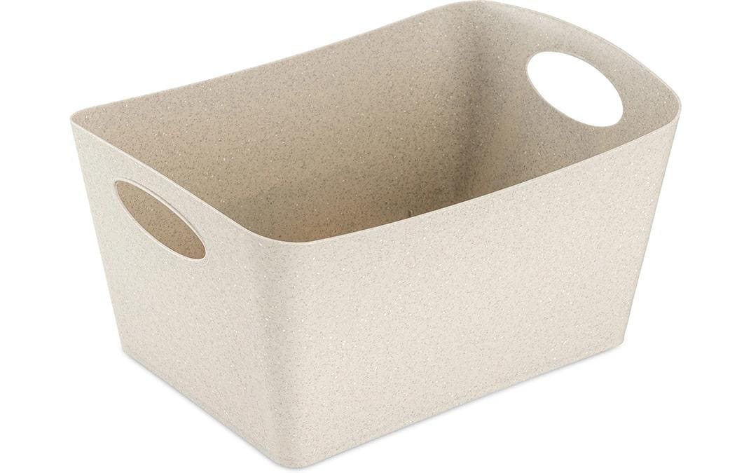 koziol BOXXX M Aufbewahrungsbox 3,5 l – Recycling-Kunststoff – Sand – mit Griff – 297 × 150 × 203 mm