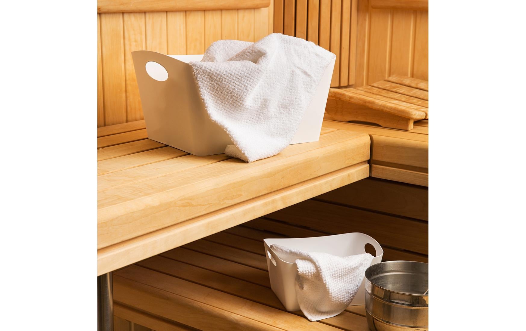 Koziol BOXXX M Aufbewahrungsbox 3,5 l – recycelbarer Kunststoff – weiss – 297 × 150 × 203 mm