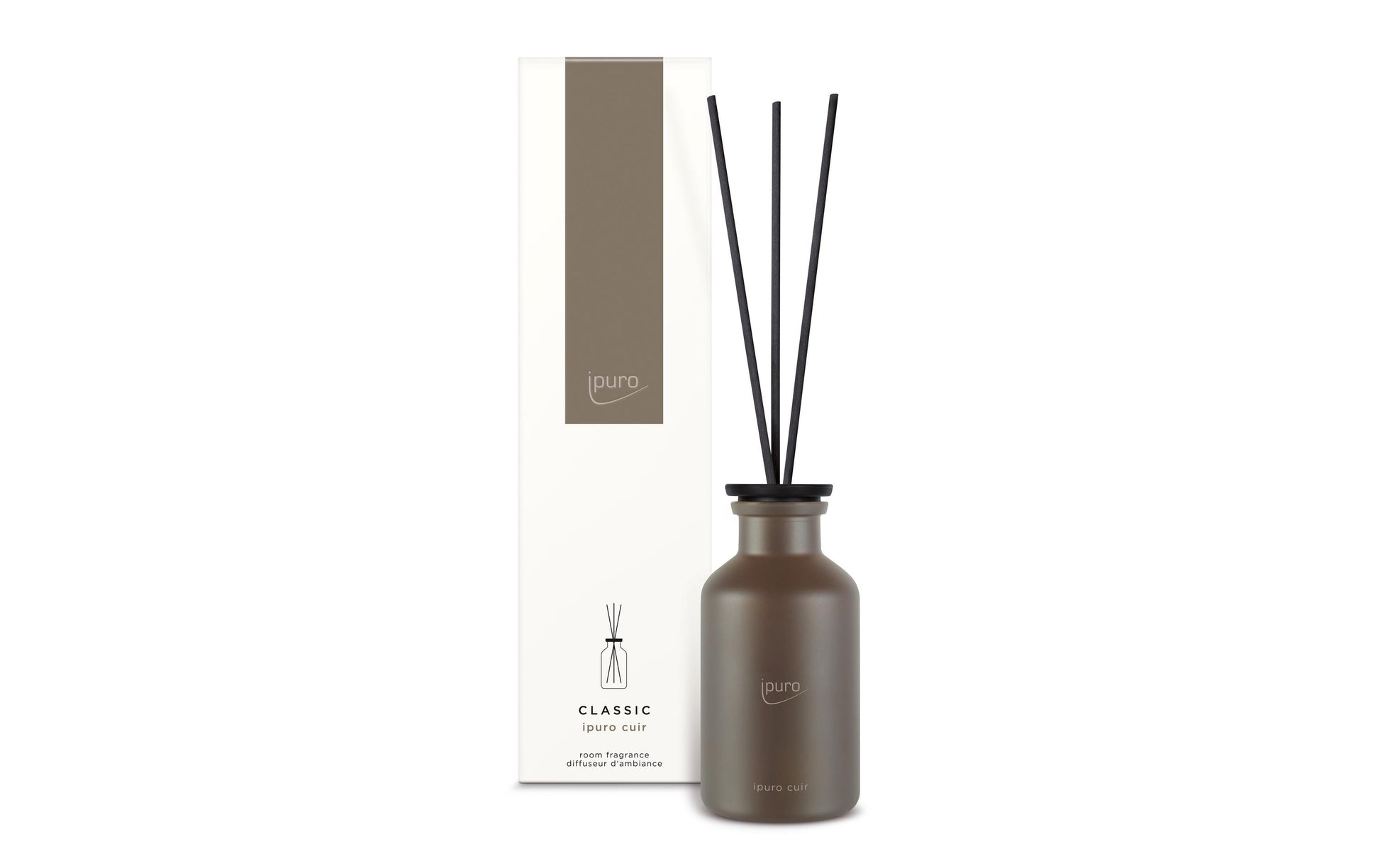 ipuro cuir – Duftstäbchen, 240 ml
