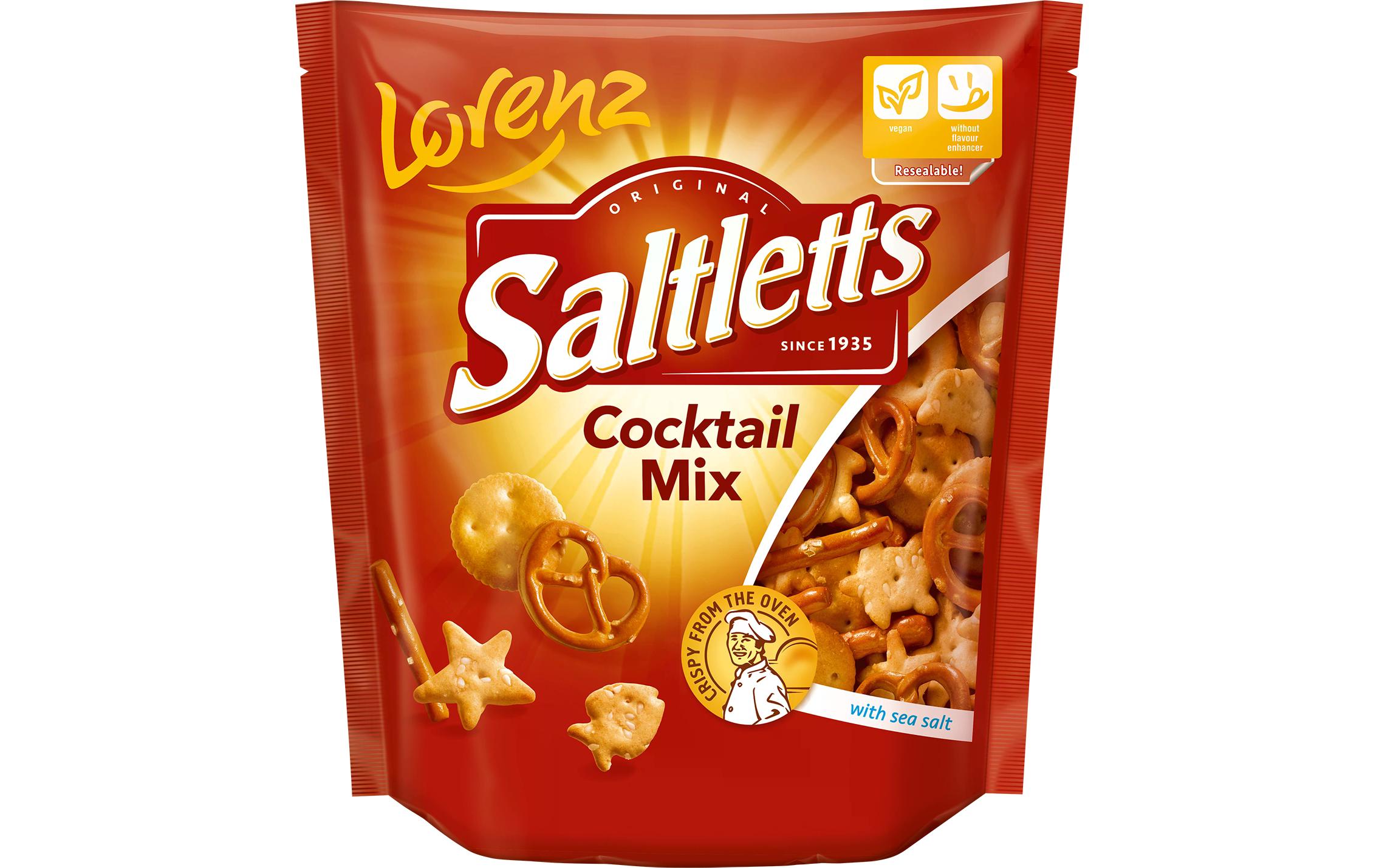 Lorenz Saltlettes Salzgebäck – Cocktail-Mix – 180 g